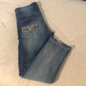 Medium washed straight leg Seven 7 jeans